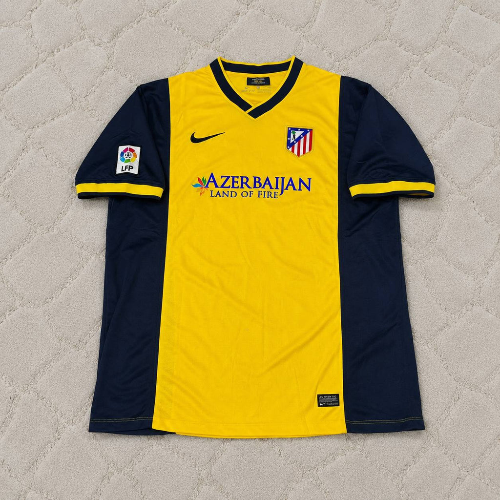 Gabi #14 Atlético Madrid 2013-2014 Away Yellow Football Jersey