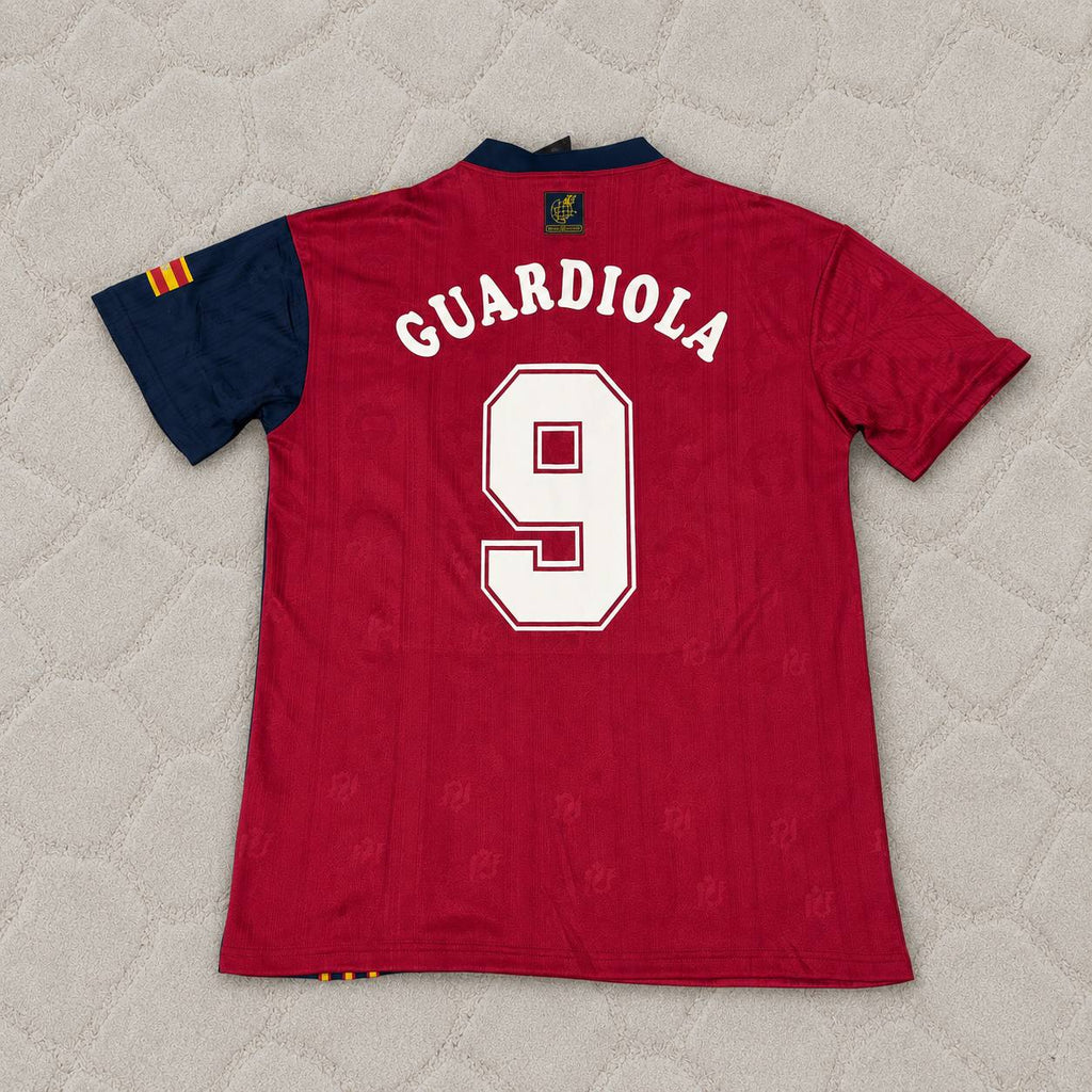 Pep Guardiola Spain Retro 1996 Jersey Maillot Trikot Camiseta