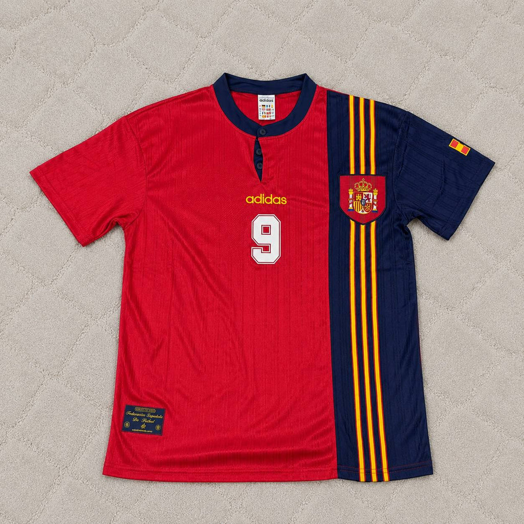 Pep Guardiola Spain Retro 1996 Jersey Maillot Trikot Camiseta
