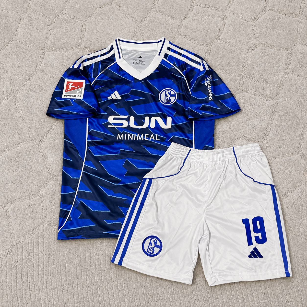 Kenan Karaman #19 Schalke 04 Kinder 2026 Neues Saison Fussballtrikot - Kids