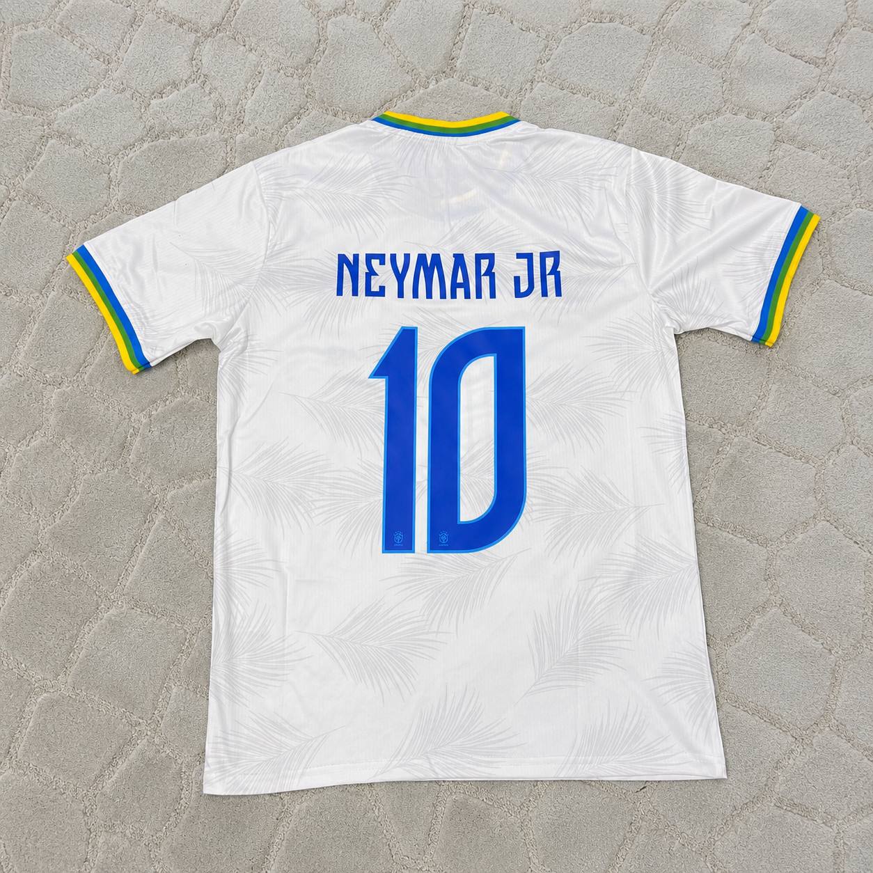 Neymar Jr Brazil 2026 White Football Jersey
