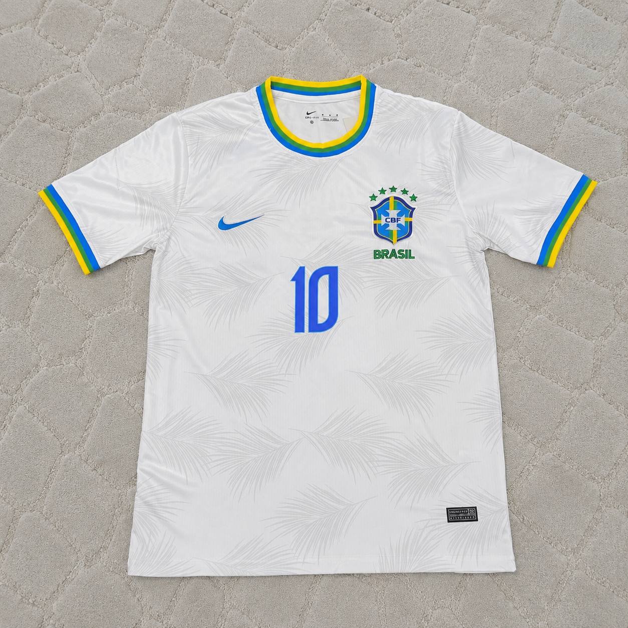 Neymar Jr Brazil 2026 White Football Jersey