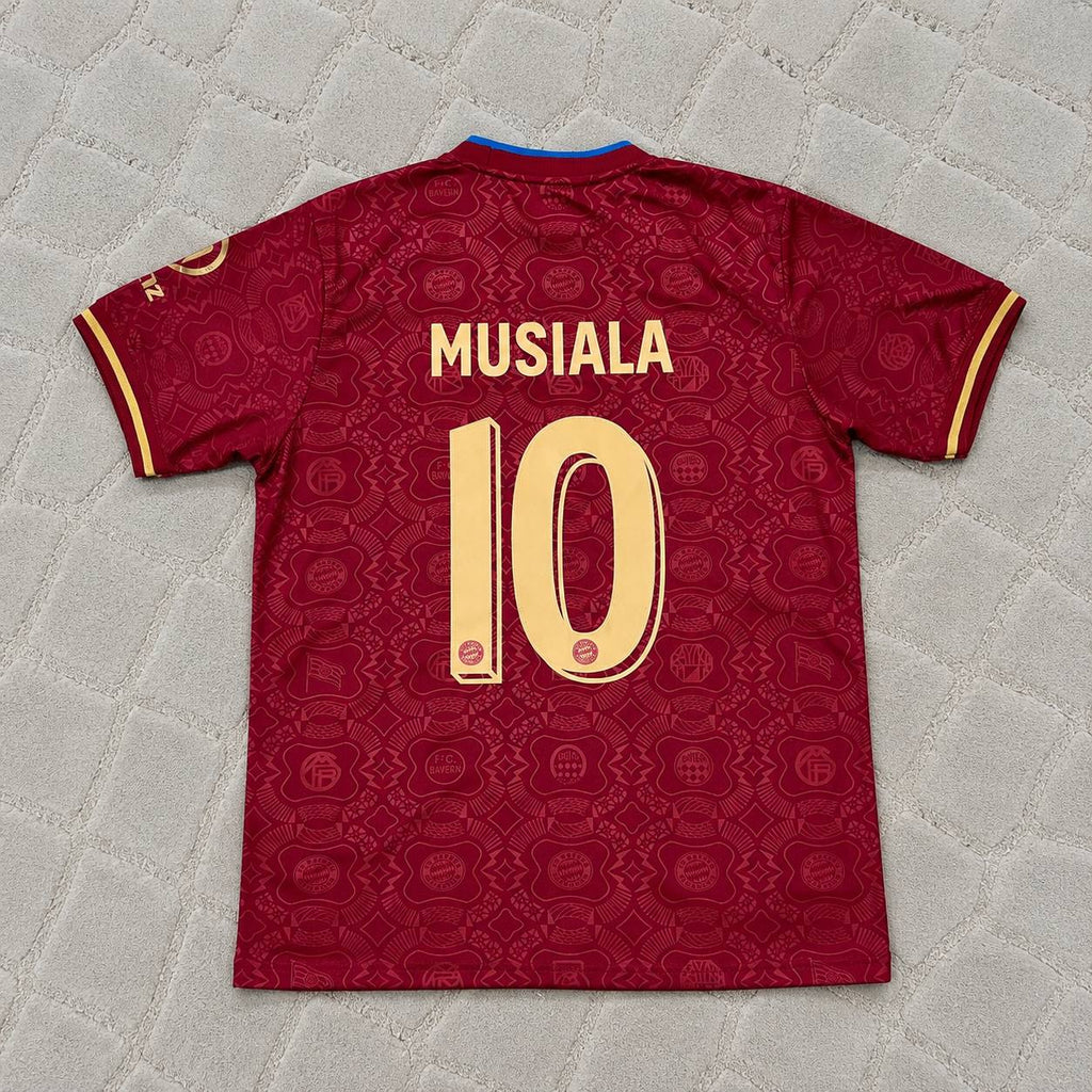 Jamal Musiala 10- Bayern München 125 Jahre Spezial-Edition Fußballtrikot