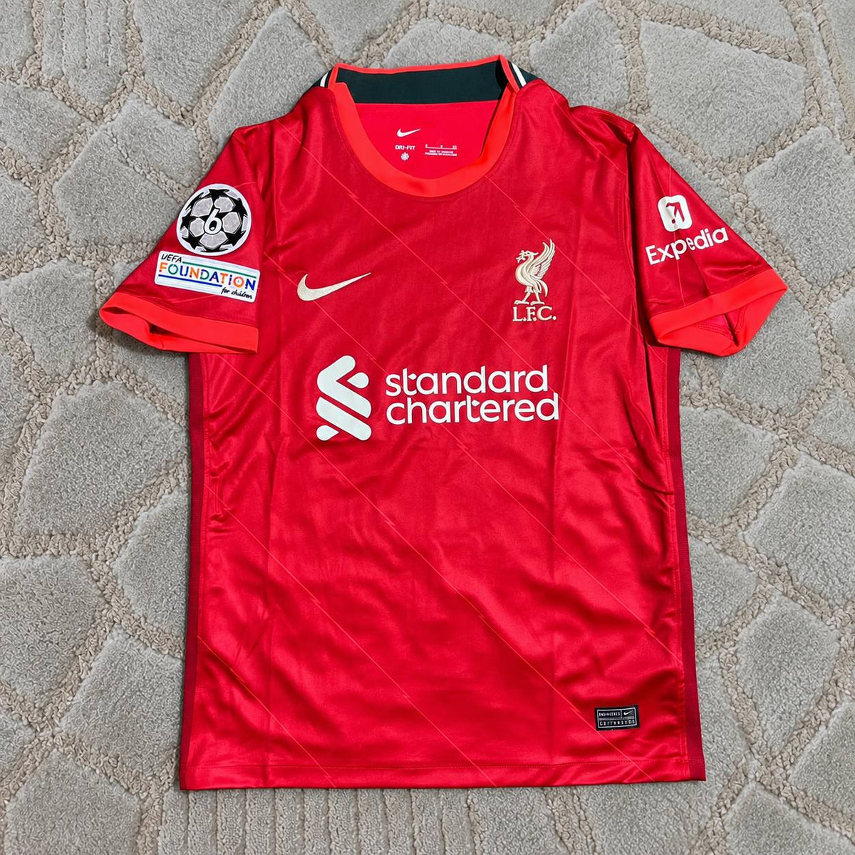 Thiago Alcantara #6 Liverpool 2022 Champions League Final Home Retro Football Shirt Jersey Kit Trikot Maillot
