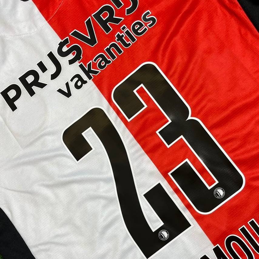 Anis Hadj Moussa Feyenoord New Season 2027 Home Football Jersey Trikot Maillot