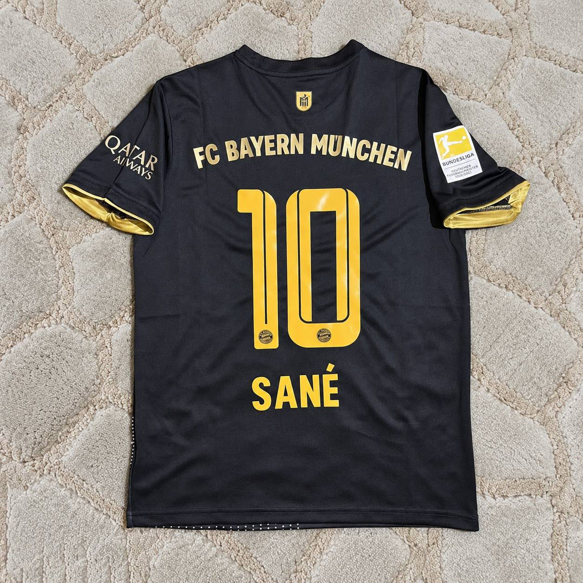 Leroy Sane #10 Bayern Munich 2021-2022 Away Football Shirt Jersey Kit Trikot Maillot