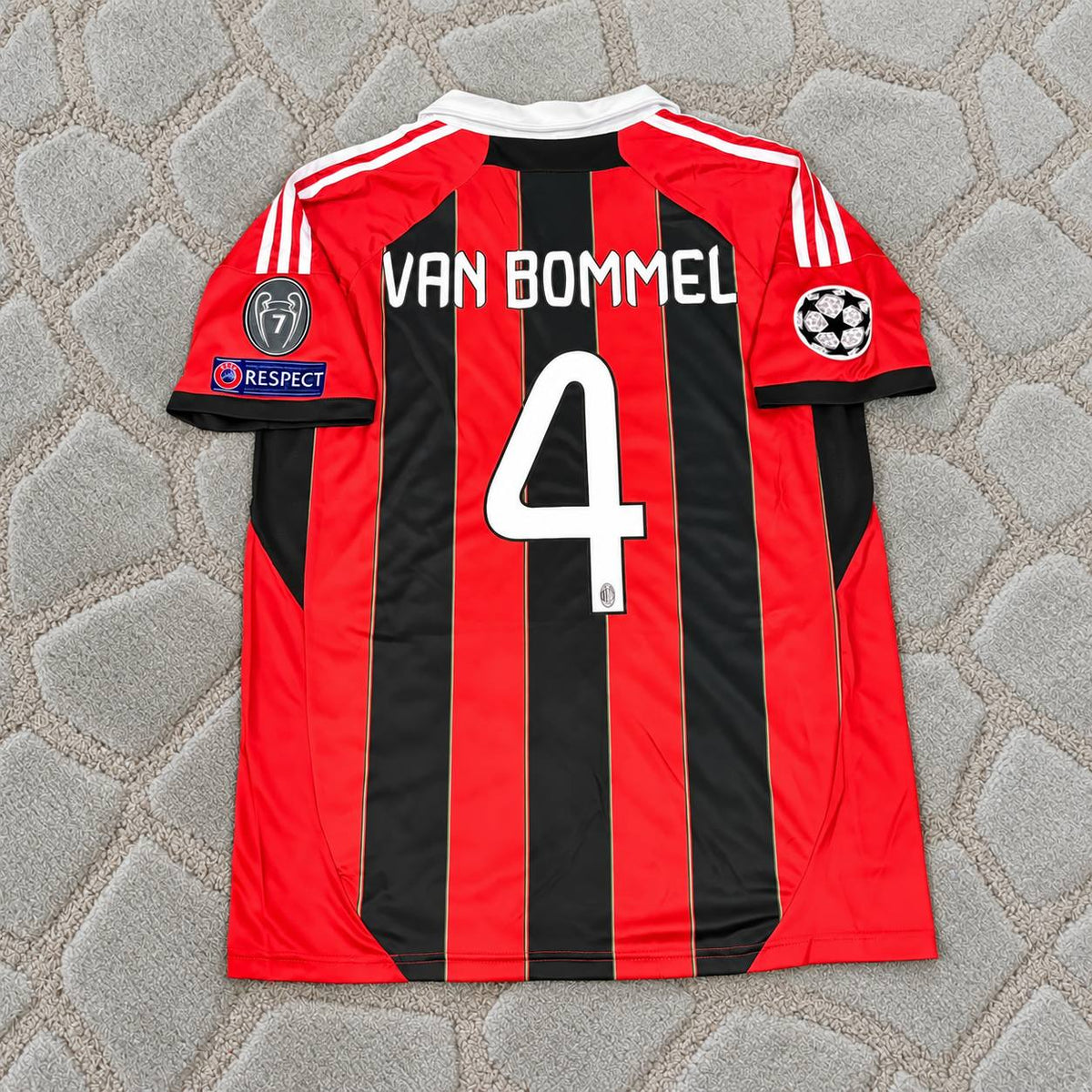 Mark van Bommel AC Milan Home Retro Football Shirt Jersey Kit Trikot Maillot
