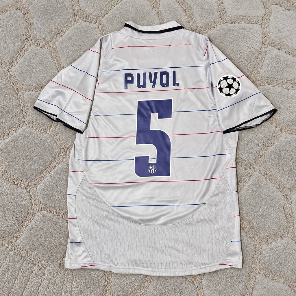 Carles Puyol  - Barcelona 2004/2005 Retro-football Jersey Trikot Maillot Soccer Shirt