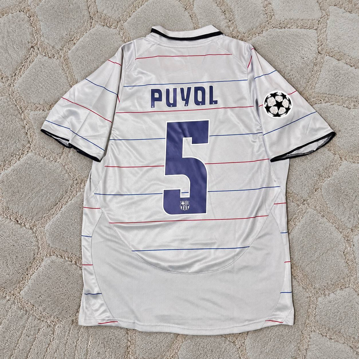 Carles Puyol  - Barcelona 2004/2005 Retro-football Jersey Trikot Maillot Soccer Shirt