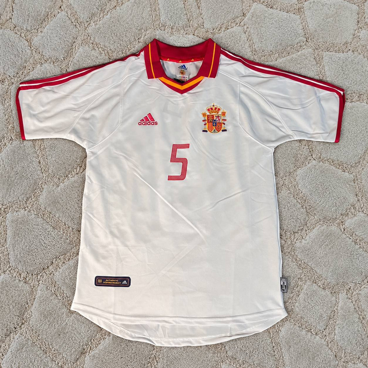 Carles Puyol Spain  Retro  Sleeve Football Shirt Jersey Kit Trikot Maillot Magliaa