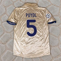 Carles Puyol Barcelona 2001-2002 Retro Football Shirt Jersey –  Trikot Maillot Maglia