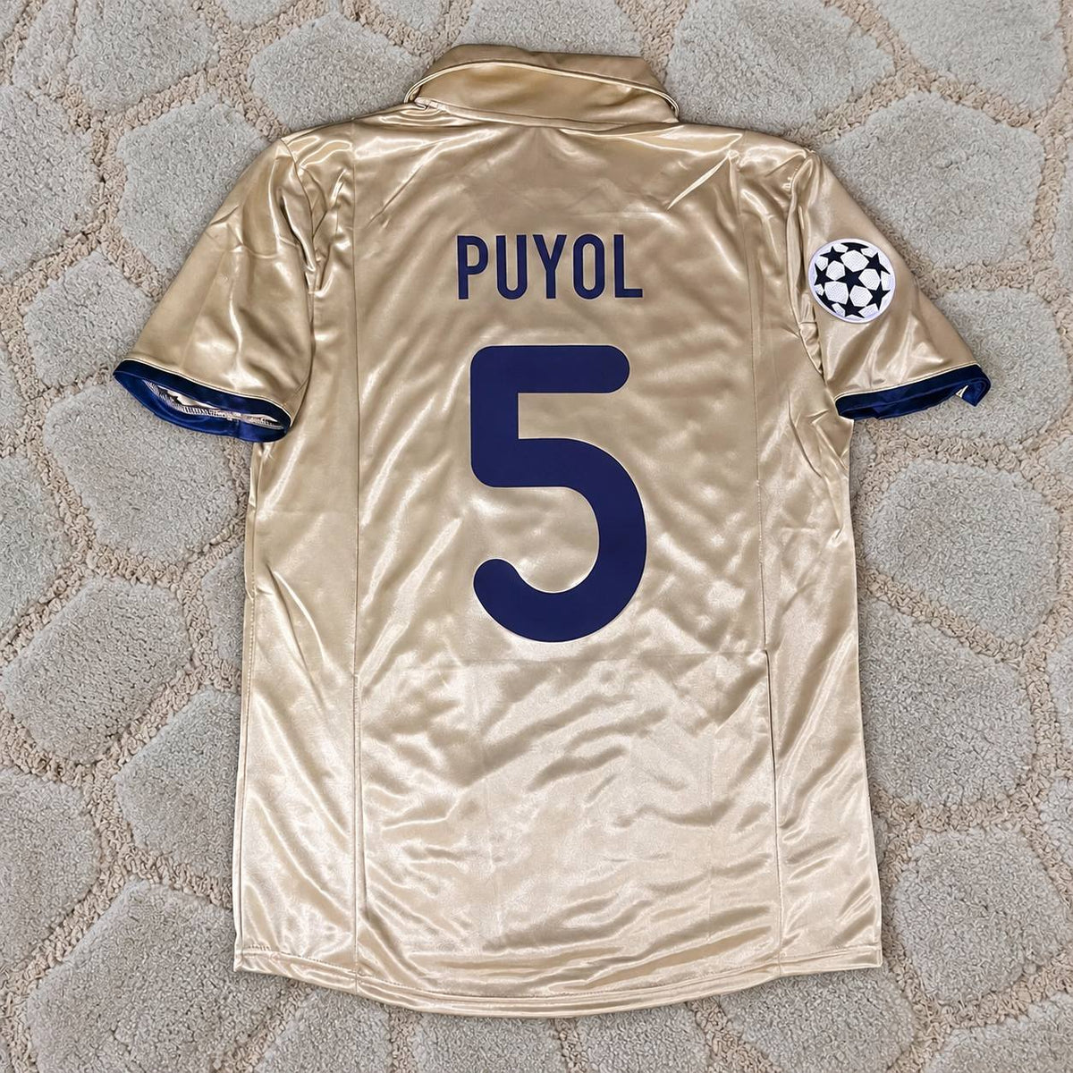 Carles Puyol Barcelona 2001-2002 Retro Football Shirt Jersey –  Trikot Maillot Maglia
