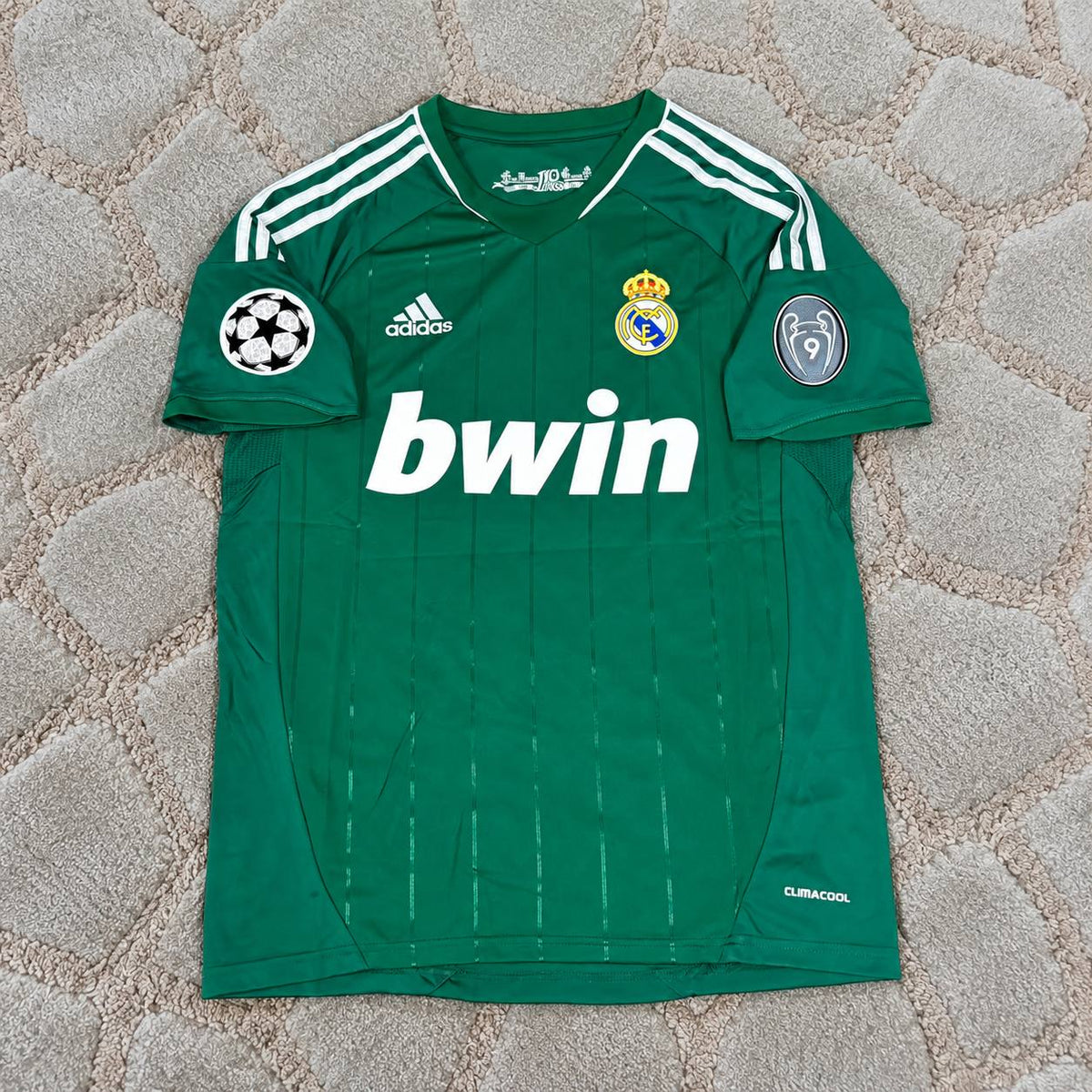 Sergio Ramos #4 R. Madrid 2012-2013 Green Football Jersey Soccer Shirt Trikot Maillot Maglia