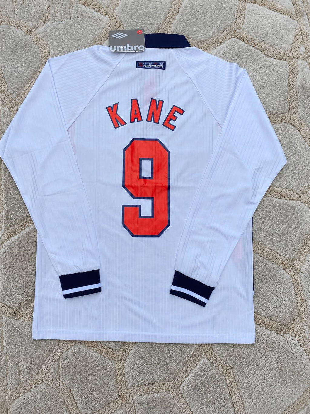 Harry Kane #9 England Retro Football Shirt Jersey Kit Soccer Trikot Maillot Maglia