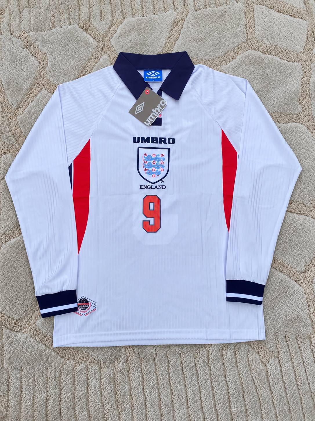 Harry Kane #9 England Retro Football Shirt Jersey Kit Soccer Trikot Maillot Maglia