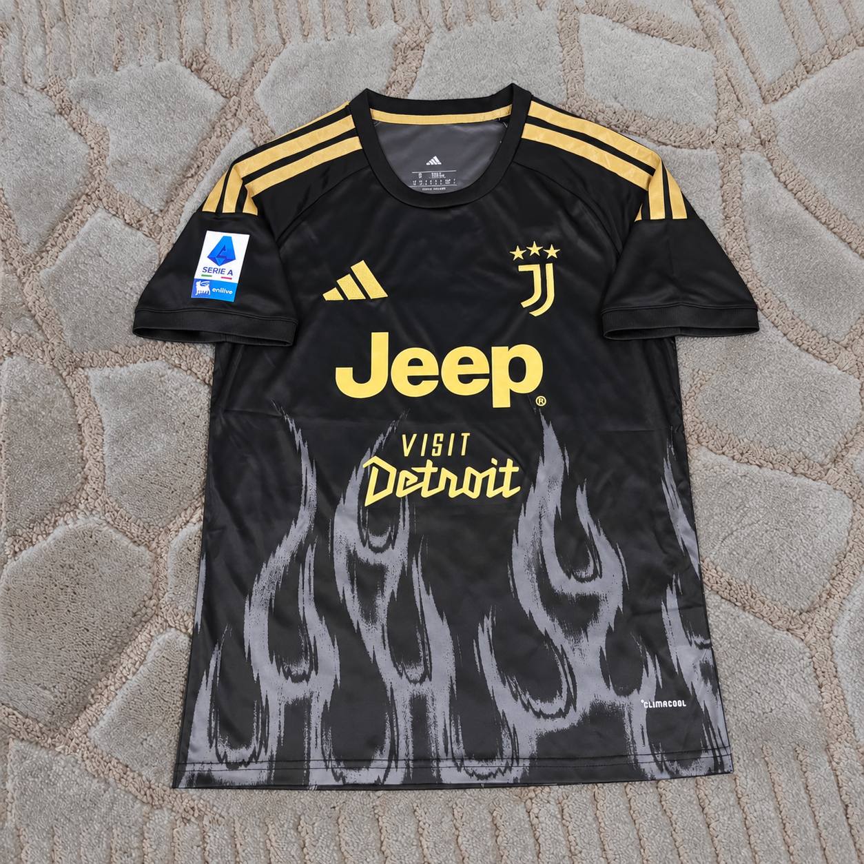 Kenan Yıldız Juventus 2026/2027 New Season Third Black Football Jersey