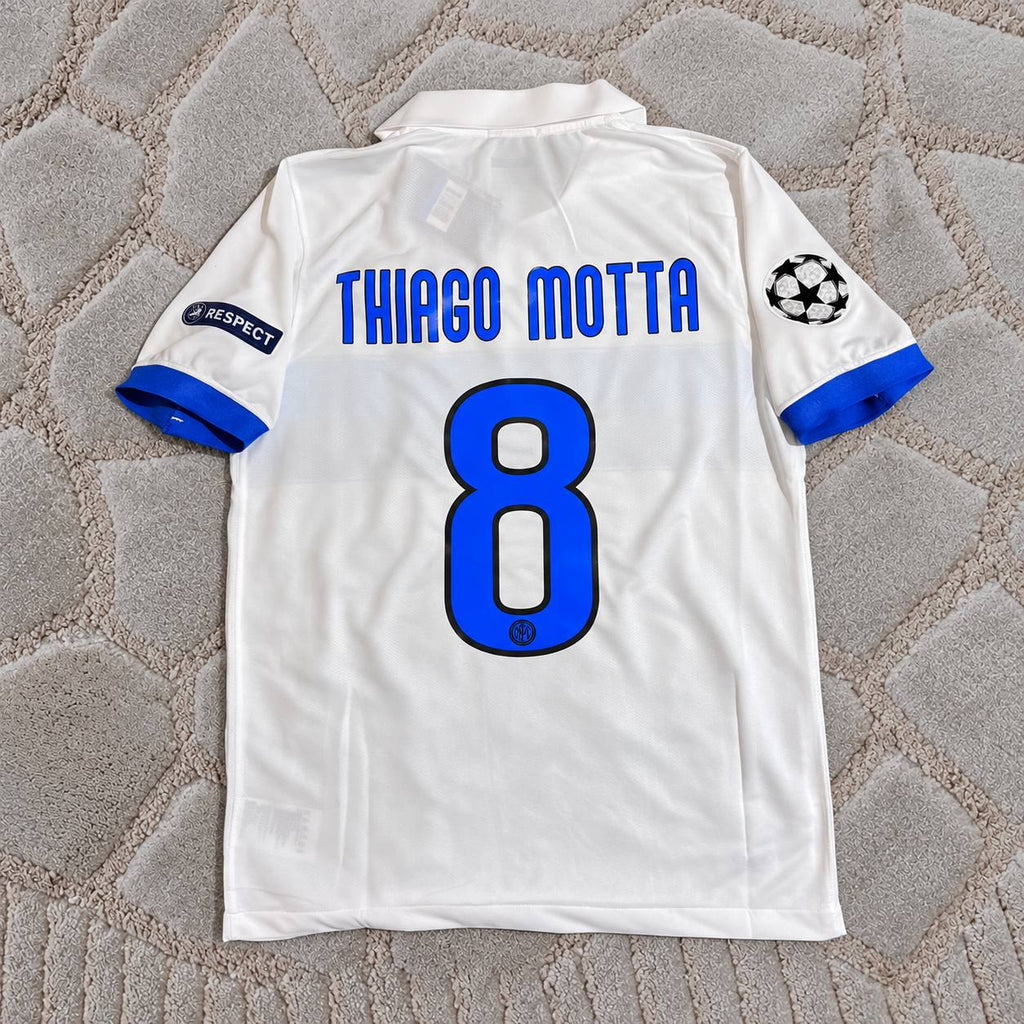 Thiago Motta Inter 2009/2010 White Retro Football Jersey