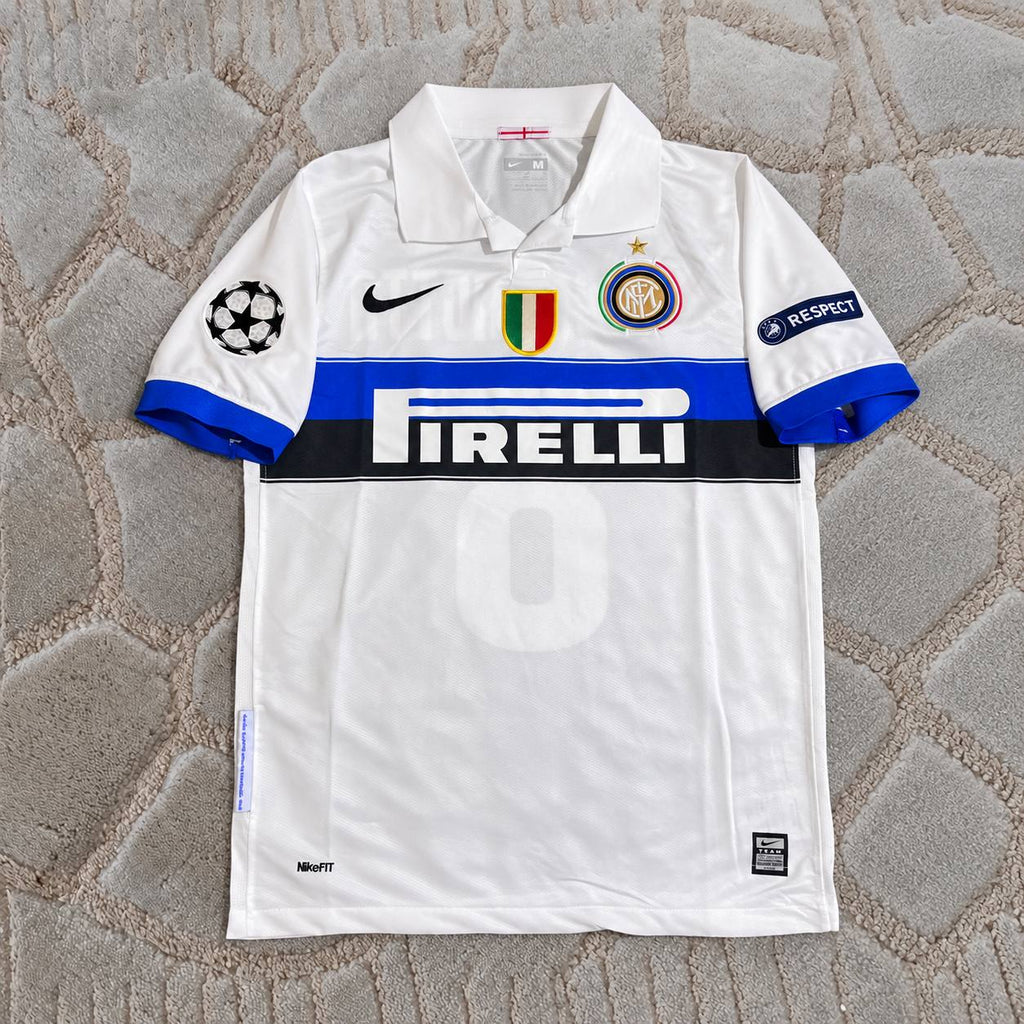 Thiago Motta Inter 2009/2010 White Retro Football Jersey