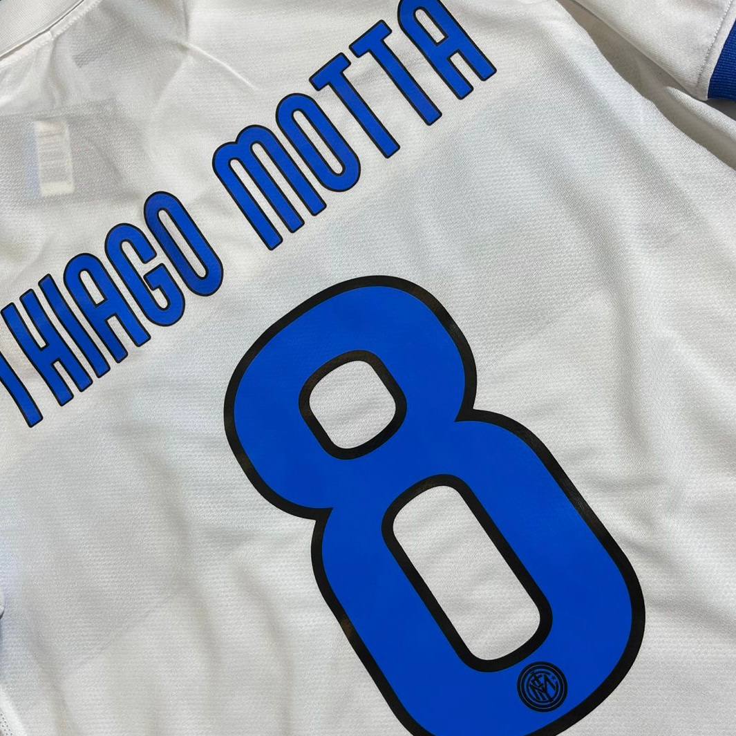 Thiago Motta Inter 2009/2010 White Retro Football Jersey