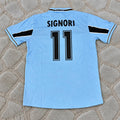 Giuseppe Signori Lazio 1998-2000  Retro Football Jersey Kit Trikot Maillot Soccer