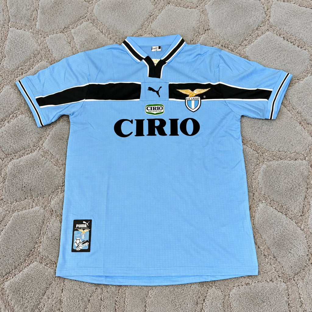 Giuseppe Signori Lazio 1998-2000  Retro Football Jersey Kit Trikot Maillot Soccer