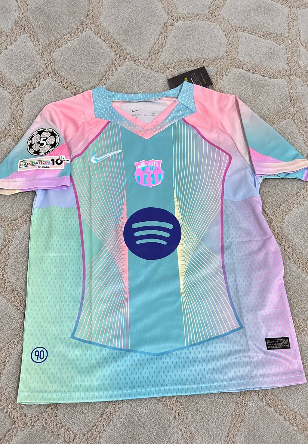Raphinha Barcelona Home Miami Sunset New Season 2026 Football  Jersey Trikot Maillot Soccer Shirt