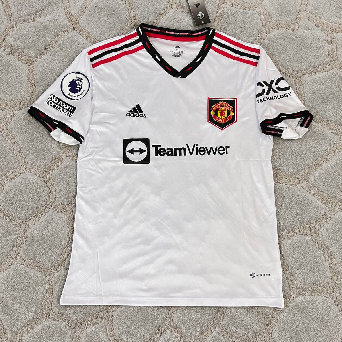 Cristiano Ronaldo #7 Manchester United White 2022 2023 Premier League Football Jersey Kit Soccer Shirt Trikot Maillot Maglia
