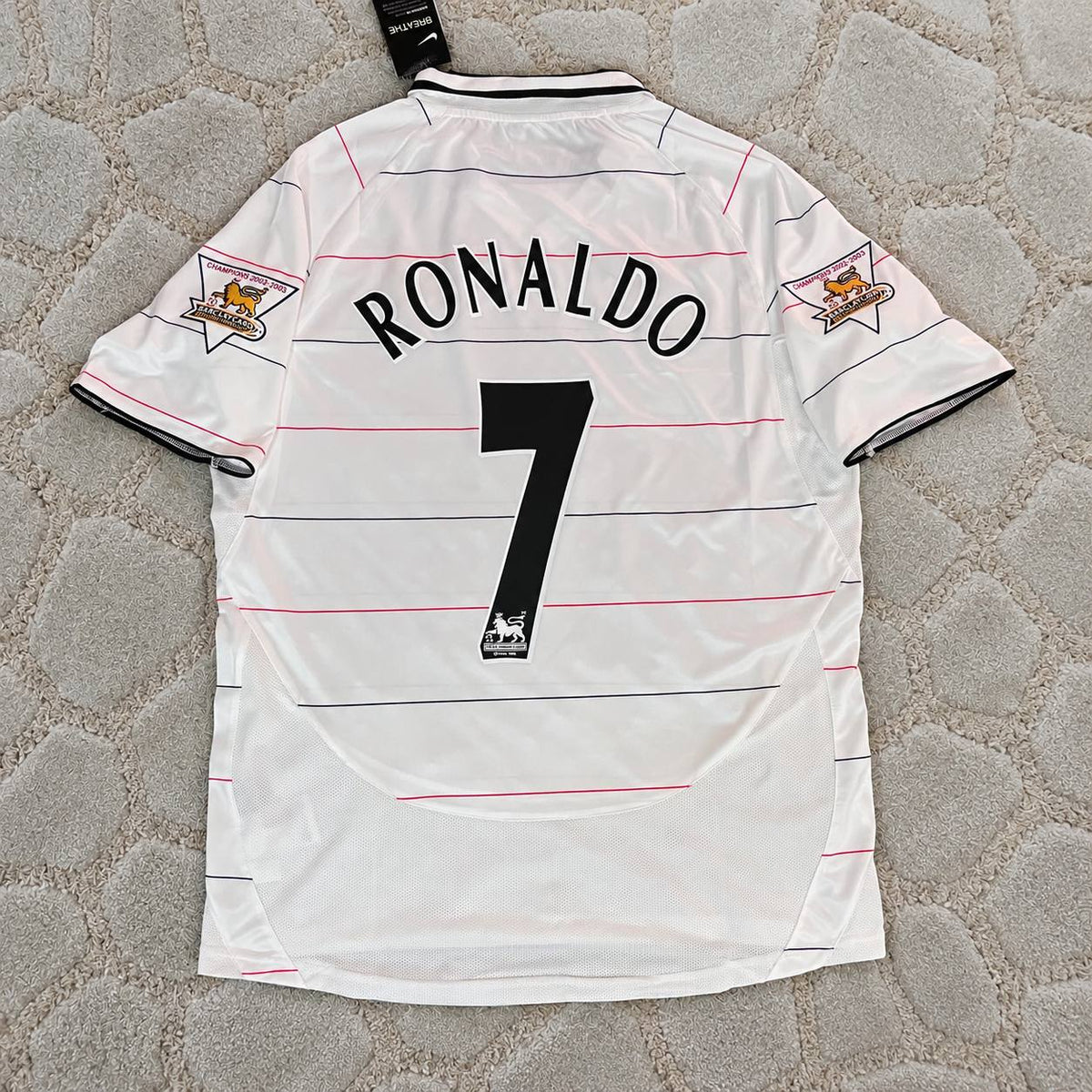 Cristiano Ronaldo #7 Manchester United 2003 2004 Retro Football Jersey Kit Soccer Shirt Trikot Maillot Maglia