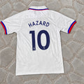 Eden Hazard Chelsea 2019/2020 White Retro Football Jersey Kit Soccer Shirt Trikot Maillot Maglia