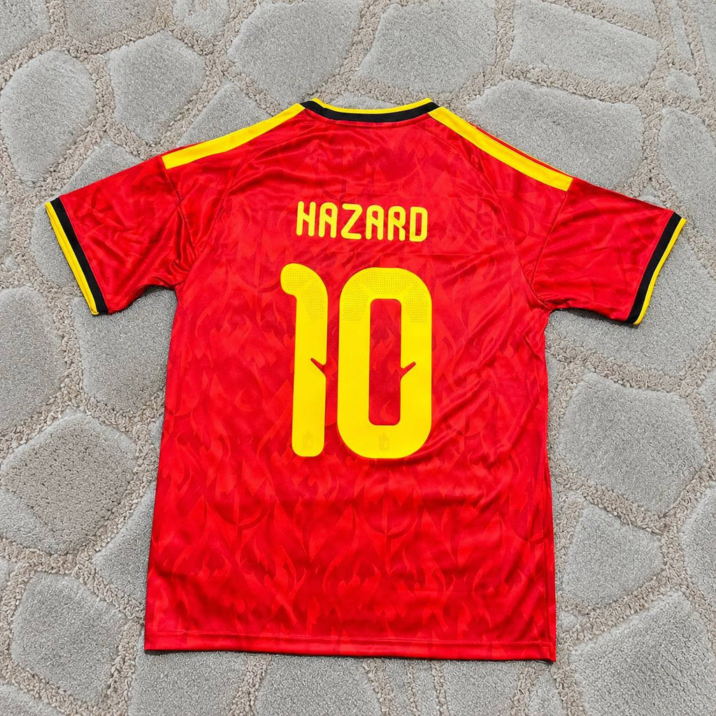 Eden Hazard Belgium National Team Football Jersey Kit Soccer Shirt Trikot Maillot Maglia