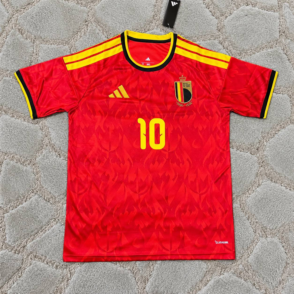 Eden Hazard Belgium National Team Football Jersey Kit Soccer Shirt Trikot Maillot Maglia
