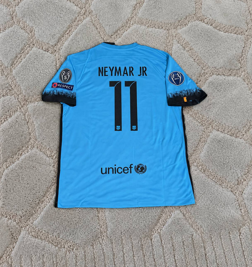 Neymar JR Barcelona 2015-2016 Retro-football Jersey Kit Soccer Shirt Maillot Trikot Maglia