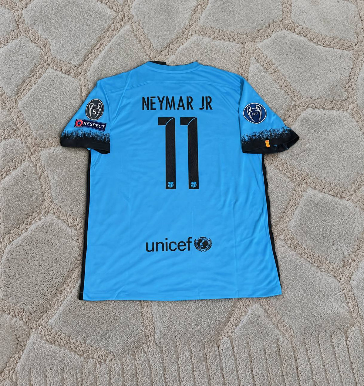 Neymar JR Barcelona 2015-2016 Retro-football Jersey Kit Soccer Shirt Maillot Trikot Maglia