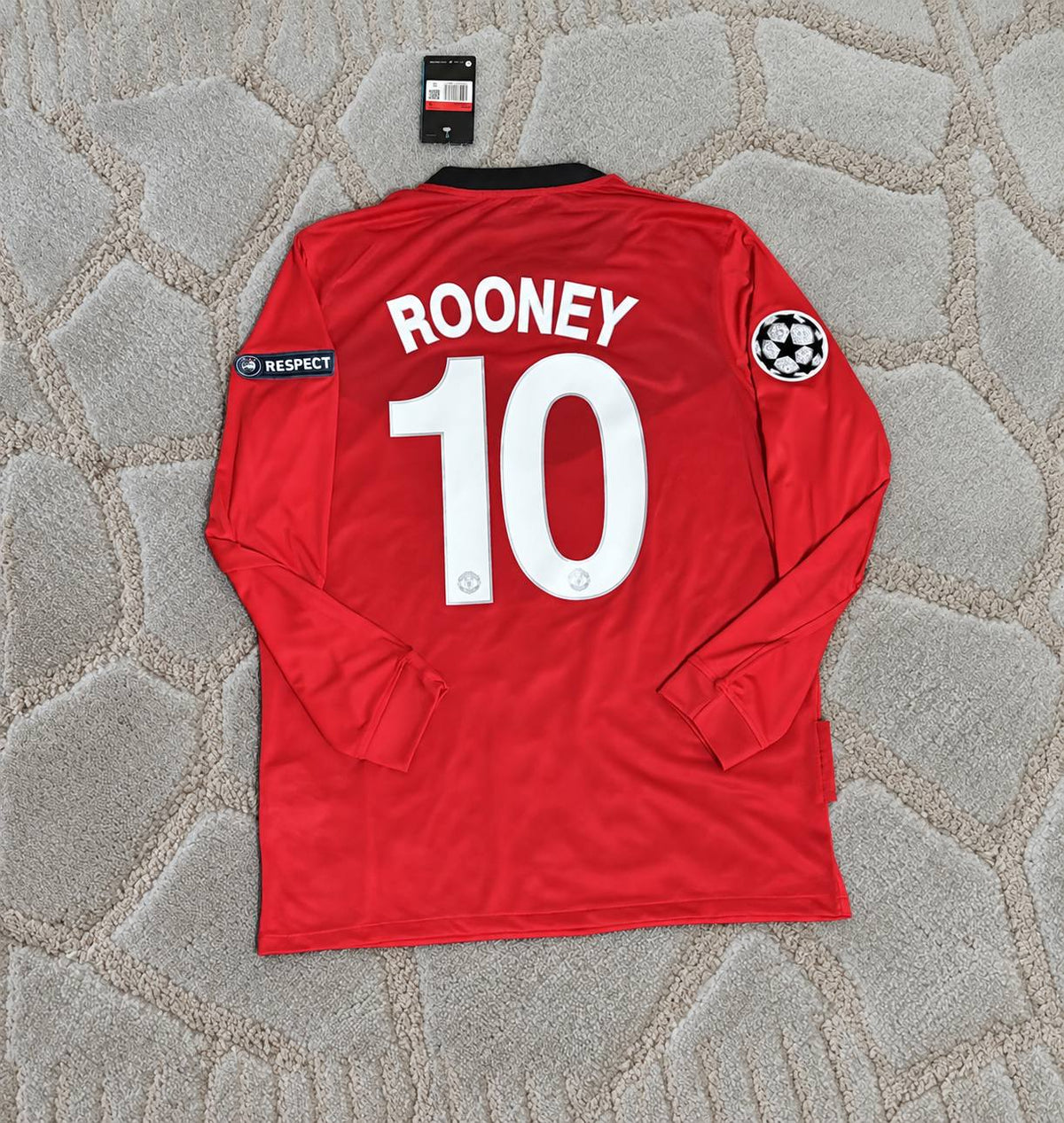 Wayne Rooney Manchester United 2009 2010 Retro Football Jersey Kit Soccer Trikot Maillot Maglia