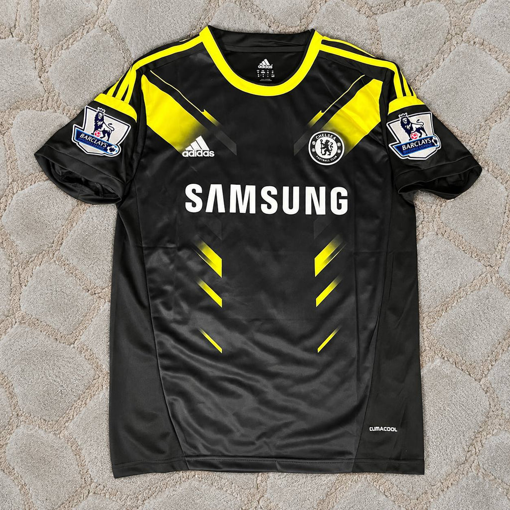 Eden Hazard Chelsea 2012 Black  Retro Football Kit Jersey Soccer Trikot Maglia Maillot