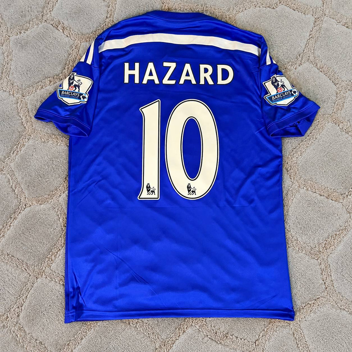 Eden Hazard Chelsea Blue  Retro Football Kit Jersey Soccer Trikot Maglia Maillot
