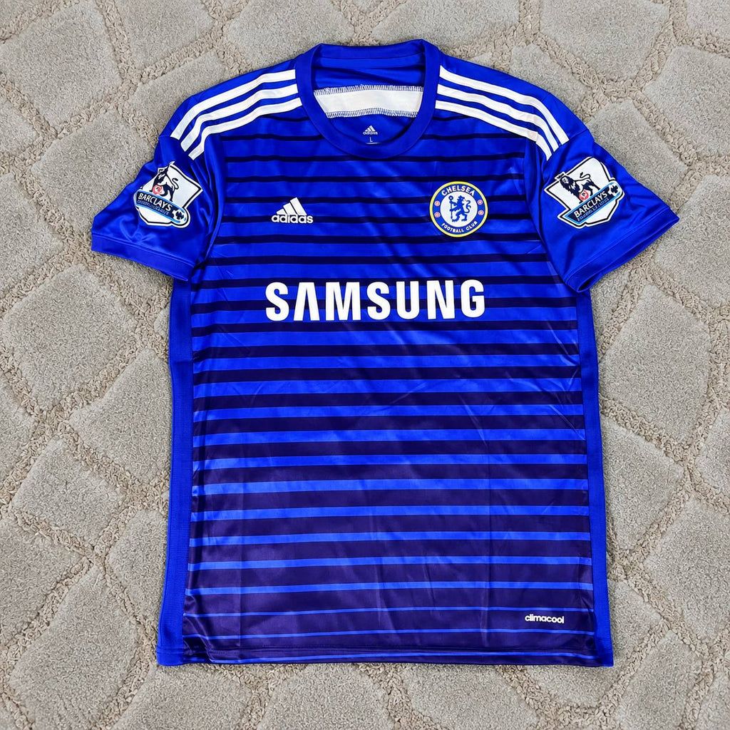 Eden Hazard Chelsea Blue  Retro Football Kit Jersey Soccer Trikot Maglia Maillot