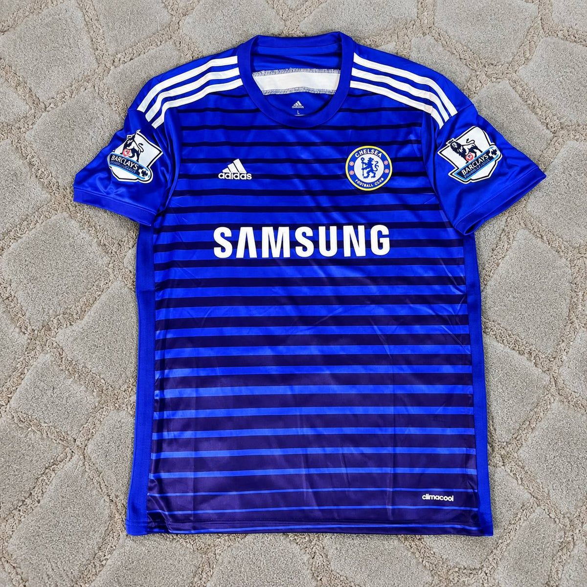Eden Hazard Chelsea Blue  Retro Football Kit Jersey Soccer Trikot Maglia Maillot