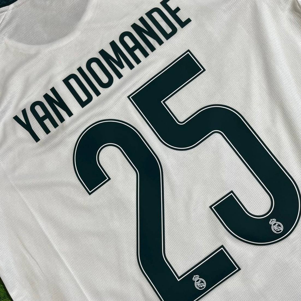 Yan Diomande Real Madrid 2027 Season Kit Jersey Maillot Trikot Soccer Shirt
