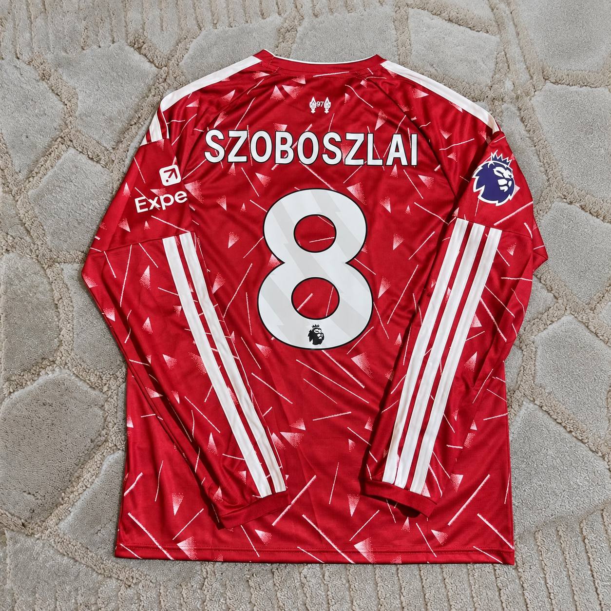Dominik Szoboszlai Liverpool 2027 New Season Long Sleeve Home Football Jersey Kit