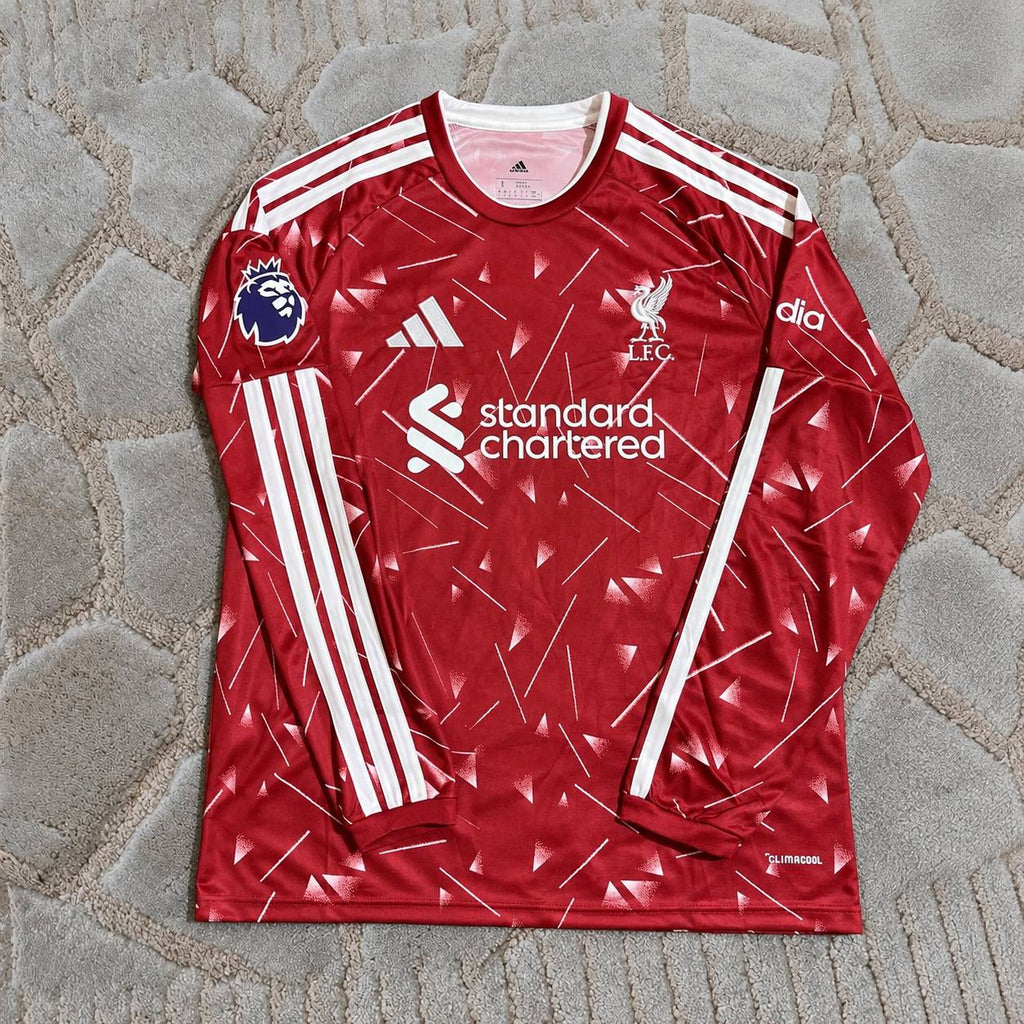 Dominik Szoboszlai Liverpool 2027 New Season Long Sleeve Home Football Jersey Kit