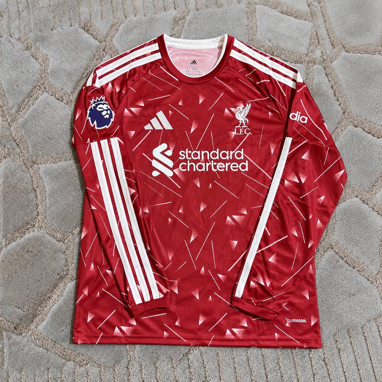 Dominik Szoboszlai Liverpool 2027 New Season Long Sleeve Home Football Jersey Kit
