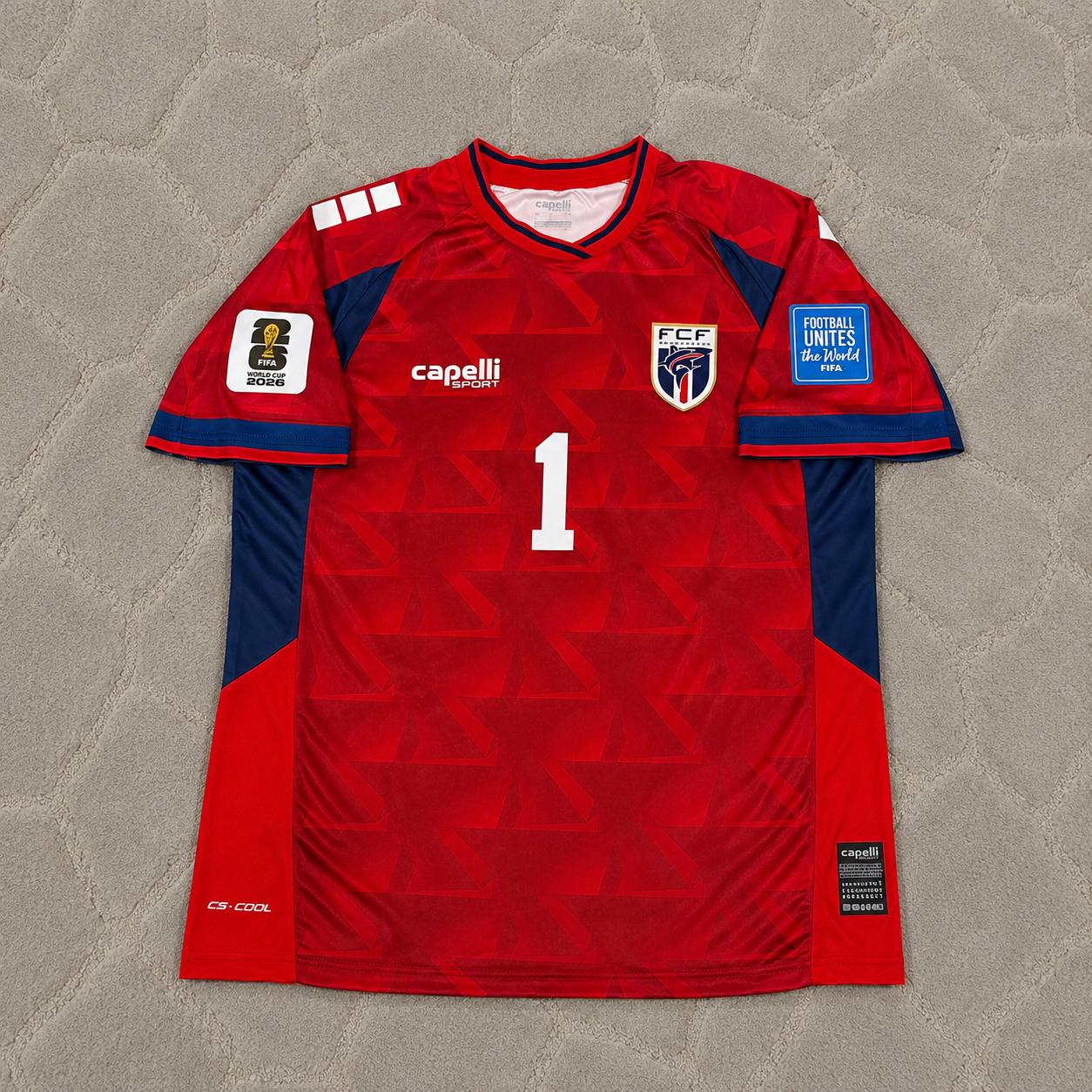 Vozinha Goalkeeper Cape Verde World Cup 2026 Home Football Jersey Shirt Trikot Maillot