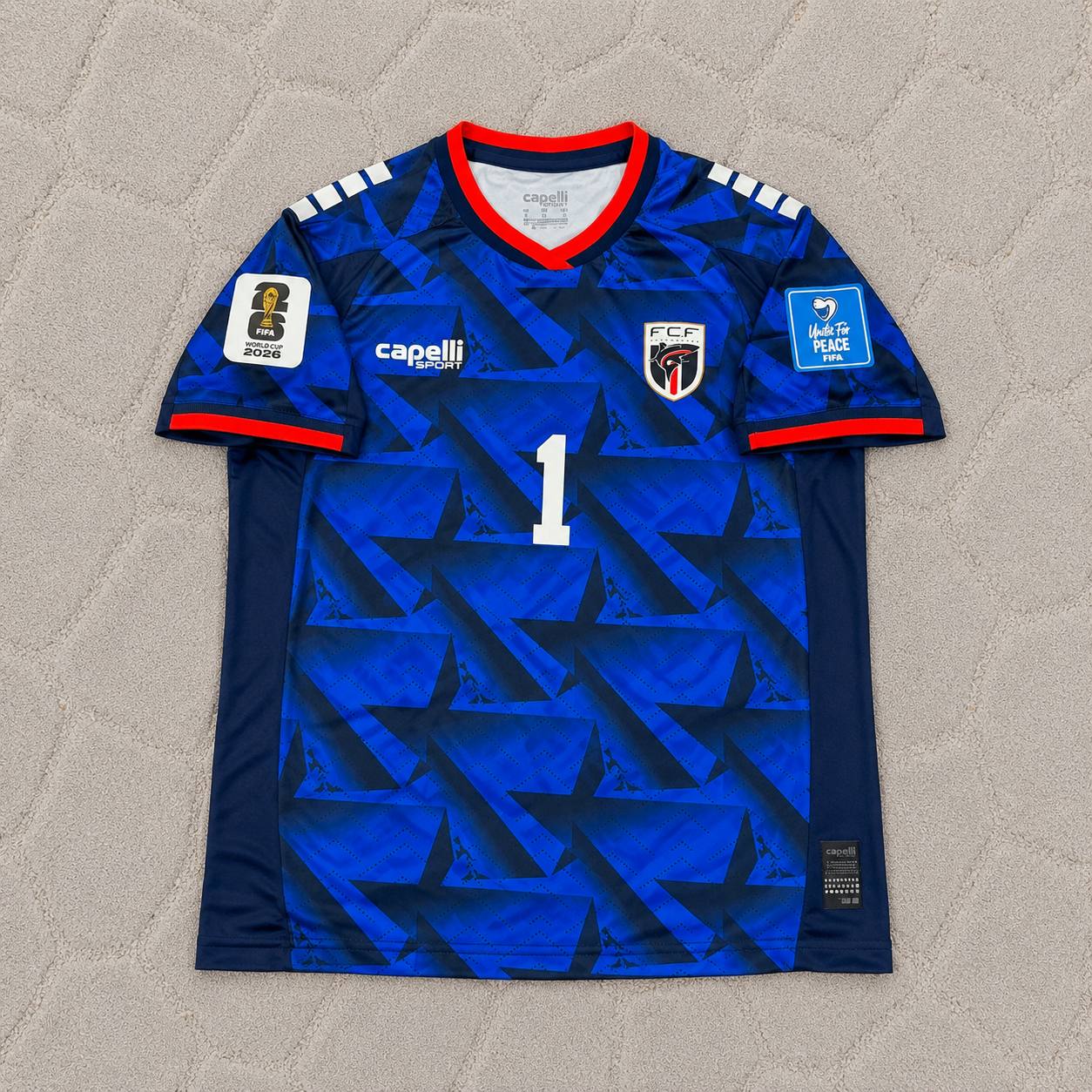 Vozinha Goalkeeper Cape Verde World Cup 2026 Blue Football Jersey Shirt Trikot Maillot