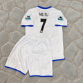 Adrian Mutu Chelsea Away 2004/05 Retro Kids White Football Jersey Kit Trikot Maillot Maglia Soccer Shirt