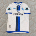 Adrian Mutu Chelsea Away 2004/05 Retro White Football Jersey Kit Trikot Maillot Maglia Soccer Shirt
