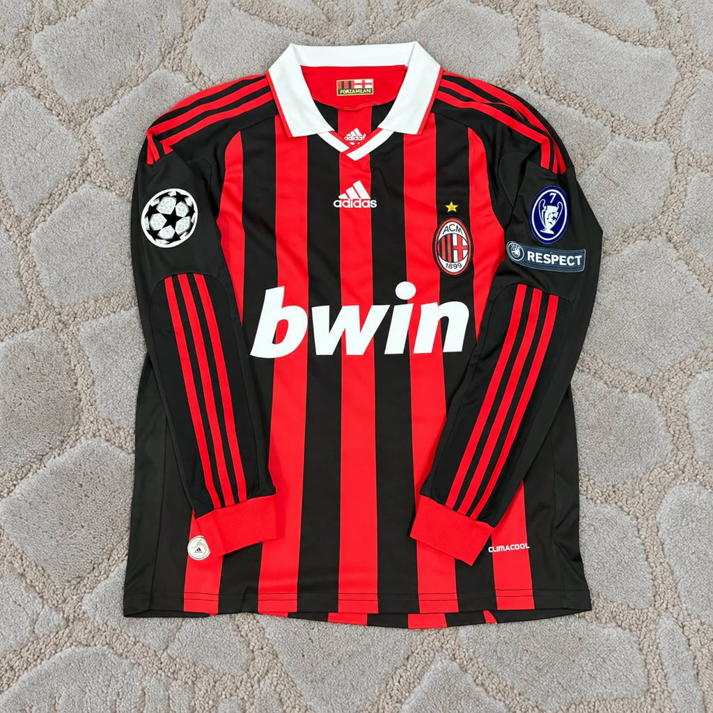 Robinho Milan 2009-2011 Long Sleeve Retro Football Jersey