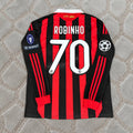 Robinho Milan 2009-2011 Long Sleeve Retro Football Jersey