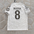 Fede Valverde Real Madrid White New Season 2026 Jersey Kit Soccer Trikot Maillot Maglia
