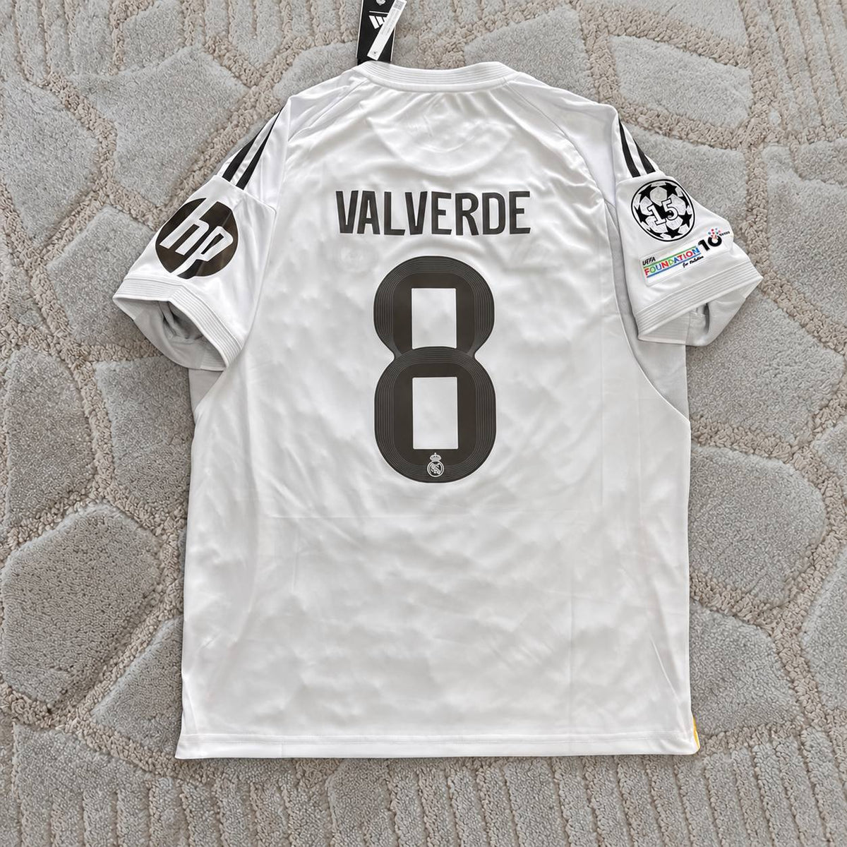 Fede Valverde Real Madrid White New Season 2026 Jersey Kit Soccer Trikot Maillot Maglia